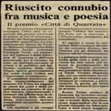 Riuscito connubio fra musica e poesia