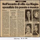 Poesia e musica a villa "La Màgia"