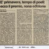 E' primavera, tempo di poeti...