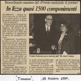 In lizza quasi 1500 componimenti