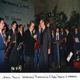 Biagio Falcini segretario "Filarmonica G.Verdi" premia...